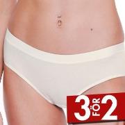 Sloggi Trosor 2P GO Casual Hipster Briefs Benvit bomull Small Dam