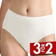 Sloggi Trosor 3P GO Daily Cotton Midi Briefs Benvit bomull Small Dam