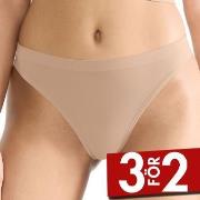 Sloggi Trosor 2P GO Sense Tanga Briefs Beige modal Small Dam