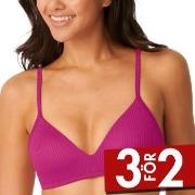 Sloggi Shore Dottyback Bikini Triangle Bra Cerise polyester L+ Dam