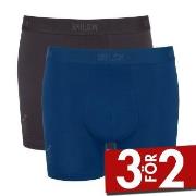 Sloggi Kalsonger 2P SLG Base Short Svart/Blå bomull Small Herr