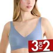 Sloggi BH Zero Feel 2 0 Soft Bra Isblå X-Large Dam