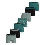 Björn Borg Kalsonger 7P Cotton Stretch Boxer Svart/Grön bomull Medium ...