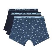 Armani Logo Boxer With Long Leg Kalsonger 3P Marin/Blå bomull Medium H...