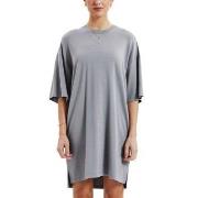 Bread and Boxers T-Shirt Dress Grå viskos Small Dam