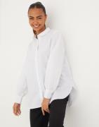 Vero Moda - Vit - Vmella L/S Basic Shirt Noos