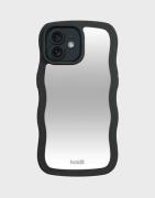 Holdit - Svart - Wavy Case iPhone 12/12 Pro Mirror