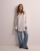 Vero Moda - Vit - Vmodana Ls Long Shirt Wvn Ga