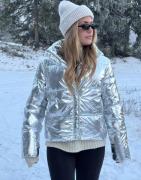 Pieces - Silver - Pcnamie Puffer Jacket