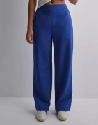 Pieces - Blå - Pcbozzy Hw Wide Plain Pant Noos