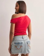 True Religion - Blå - Sadie Ombre Skirt