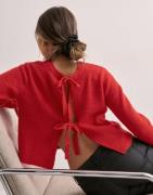 OBJECT - Röd - Objparvi Knit Cardigan Noos