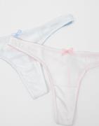 Nelly - Vit - Tiny Dreamy 2-Pack Thong