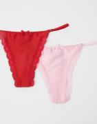 Nelly - Röd - Loveable 2-Pack Thong