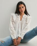 Neo Noir - Vit - Mauri S Voile Blouse