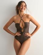 Malina - Brun - Idalia Bandeau Cut Out swimsuit