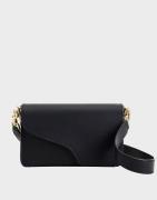 ATP ATELIER - Svart - Assisi Leather Shoulder Bag