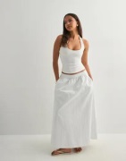 Samsøe Samsøe - Vit - Satina skirt 15646