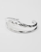 Pieces - Silver - Fpfally J Bracelet Cuff Plated