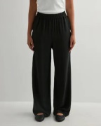 Pieces - Svart - Pctiffany Hw Wide Pants Wvn Noos Bc