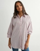 Pieces - Rosa - Pcjenna Ls Long Os Shirt Wvn D2D