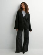 Only - Svart - Onladina Life V-Neck Jacket Otw Cc