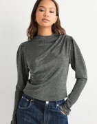 Vero Moda - Silver - Awdynasty Ls High Neck Top