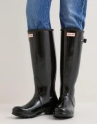 Hunter - Svart - Original Tall Gloss Boot