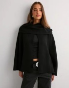 Neo Noir - Svart - Wals Knit Scarf Blouse