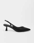 Nelly - Svart - Side Cut Slingback