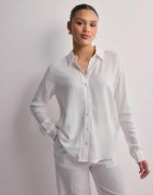 Selected Femme - Vit - Slfviva Ls Shirt Noos