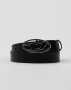 Diesel - Svart - Oval D Logo B-1DR 25 belt