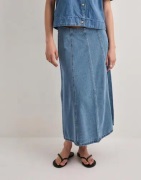 Vero Moda - Blå - Vmsigga Hr 7/8 A-Line Clr Denim Sk