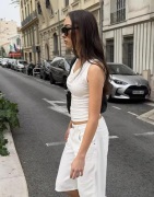 Nelly - Vit - Ultra Soft Waterfall Top