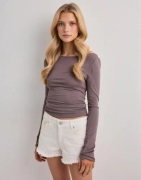 Nelly - Vit - Colored Fringe Jeans Shorts