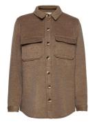 Objvera Owen L/S Jacket Ulljacka Jacka Brown Object