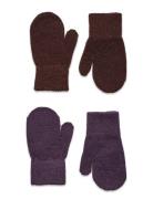 CeLaVi Magic Glitter Mittens 2-Pack Brun