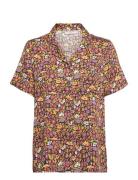 Fieup Short Shirt Top Multi/patterned Underprotection