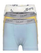 Boxers 3-Pack Night & Underwear Underwear Underpants Blue CeLaVi