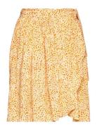 Slfjalina Hw Short Wrap Skirt M Kort Kjol Multi/patterned Selected Fem...