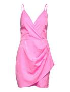 Yvettecras Dress Kort Klänning Pink Cras