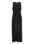 2Nd Diana - Knit Viscose Maxiklänning Festklänning Black 2NDDAY