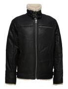 Jofama Axel Classic Pile Suede Jacket Svart