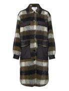 Slfmargon Wool Coat B Outerwear Coats Winter Coats Multi/patterned Sel...