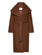 Utlida Coat Outerwear Coats Winter Coats Brown Stylein
