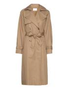 2Nd Reyez - Cotton Blend Trench Coat Rock Brown 2NDDAY