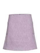 Bonnie Skirt Kort Kjol Purple MAUD