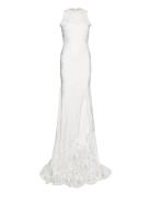 Yasjakobe Sl Maxi Dress - Celeb Maxiklänning Festklänning White YAS