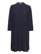 Dresses Light Woven Kort Klänning Navy Esprit Casual