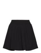 Onlnova Lux Erin Flowy Skirt Solid Ptm Kort Kjol Black ONLY